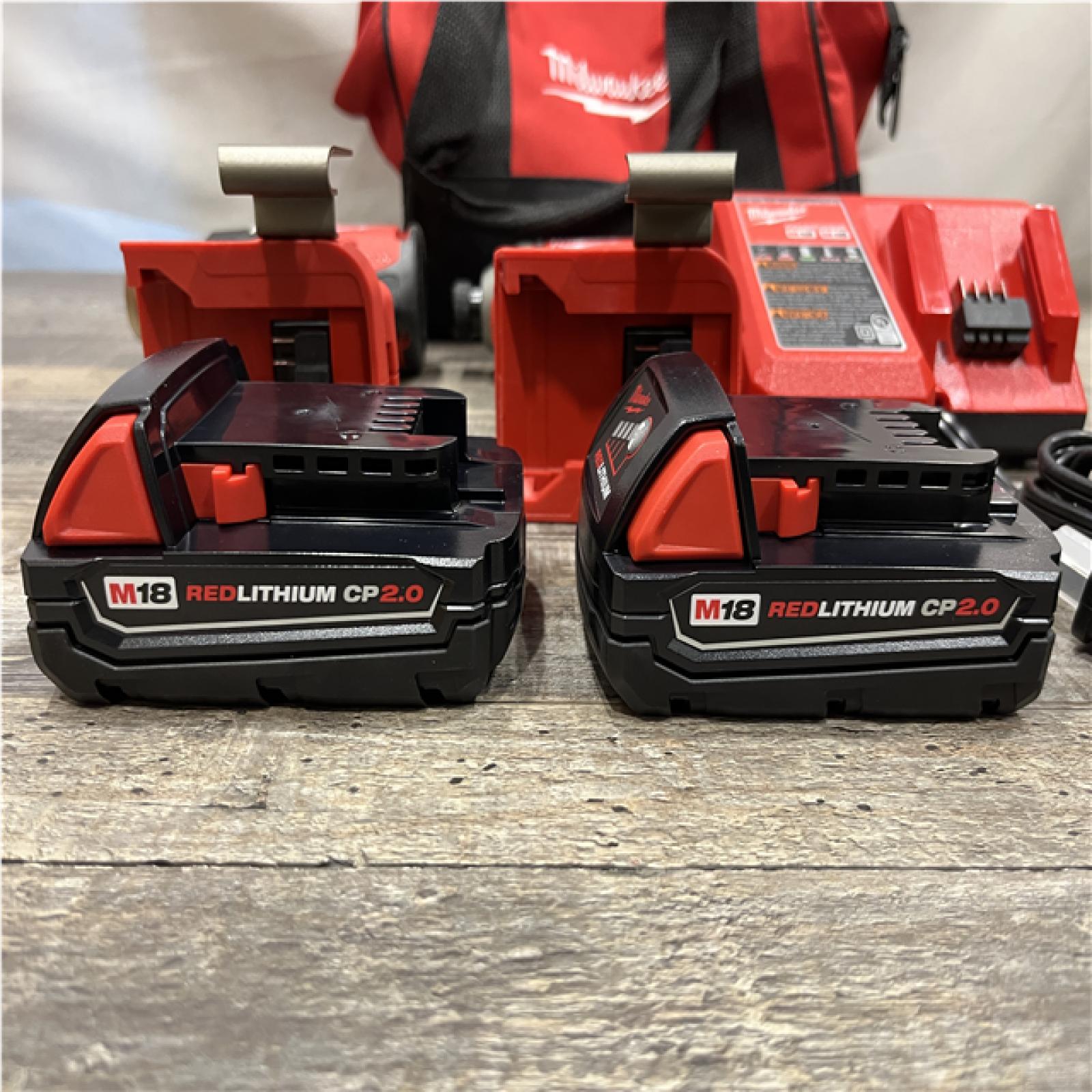 AS-IS Milwaukee 18V Lithium-Ion Brushless Cordless Compact Drill/Impact Combo Kit
