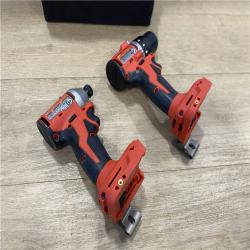 AS-IS Milwaukee 18-Volt Lithium-Ion Brushless Cordless Compact Hammer Drill/Impact Combo Kit