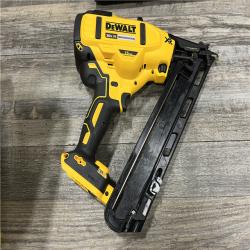 AS-IS DEWALT 20V MAX XR Lithium-Ion Cordless 2-1/2 in. 15-Gauge Finish Nailer Kit