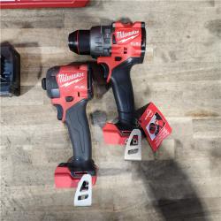 HOUSTON LOCATION - AS-IS MILWAUKEE FUEL 18V Lithium-Ion Brushless Cordless Hammer Drill and Impact Driver Combo Kit