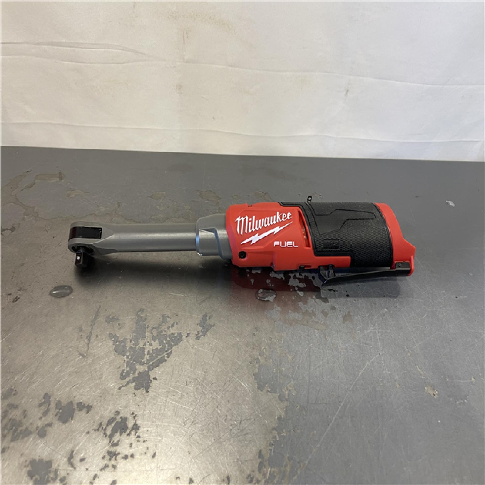AS-IS- Milwaukee 12V Cordless 3/8 Extended Reach High Speed Ratchet (Tool Only)