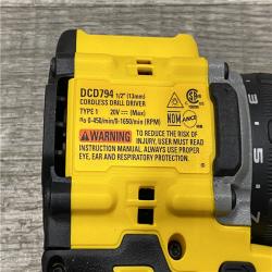 AS-IS DEWALT Atomic 20V Lithium-Ion Cordless Compact 1/2 in. Drill/Driver Kit