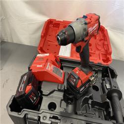AS-IS - Milwaukee M18 FUEL 18-Volt Lithium-Ion Brushless Cordless 1/2 in. Hammer Drill/Driver Kit