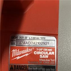 AS-IS Milwaukee 18V Lithium-Ion Brushless Cordless 7-1/4 in. Circular Saw (Tool-Only)