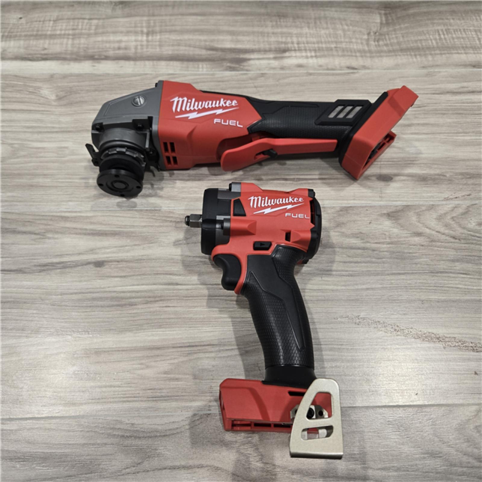 NEW! - Milwaukee M18 FUEL 18V Cordless Grinder & Impact Wrench Combo Kit
