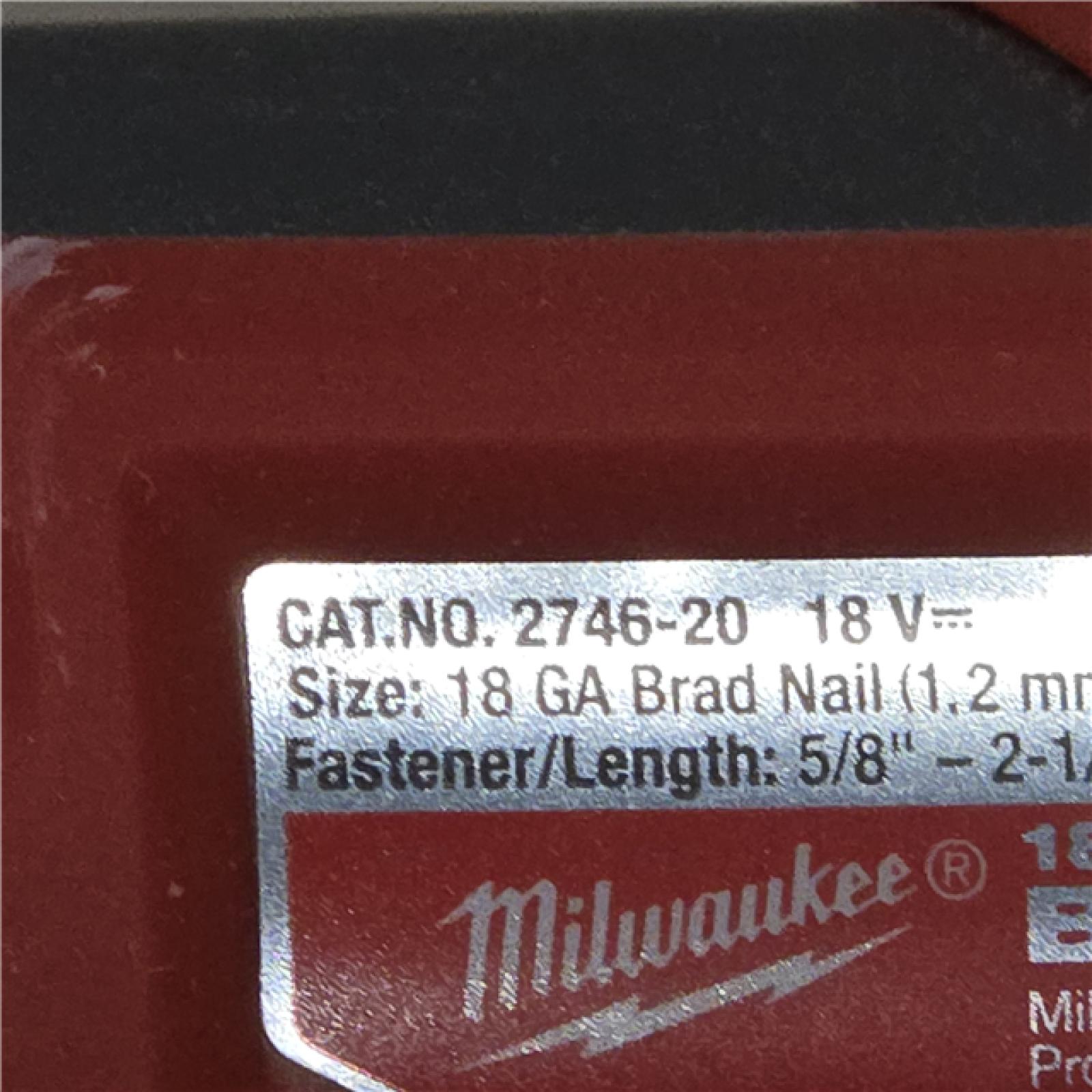 AS-IS Milwaukee M18 FUEL 18 Gauge Brad Nailer (TOOL ONLY)