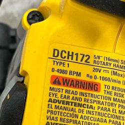 AS-IS DEWALT ATOMIC 20V MAX Cordless Brushless Ultra-Compact 5/8 in. SDS Plus Hammer Drill (Tool Only)