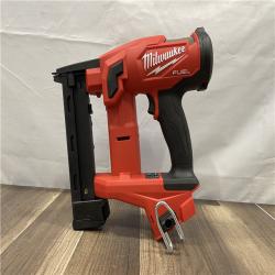 AS-IS Milwaukee FUEL 18-Volt Lithium-Ion Brushless Cordless 18-Gauge 1/4 in. Narrow Crown Stapler (Tool-Only)