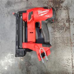 HOUSTON LOCATION - AS-IS M18 FUEL 18-Volt Lithium-Ion Brushless Cordless 18-Gauge 1/4 in. Narrow Crown Stapler (Tool-Only)