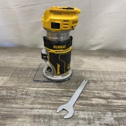 AS-IS DEWALT 20V MAX XR Cordless Brushless Fixed Base Compact Router (Tool Only)