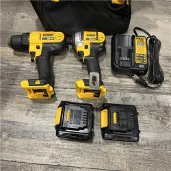 AS-IS DEWALT 20V MAX Cordless Drill/Impact 2 Tool Combo Kit
