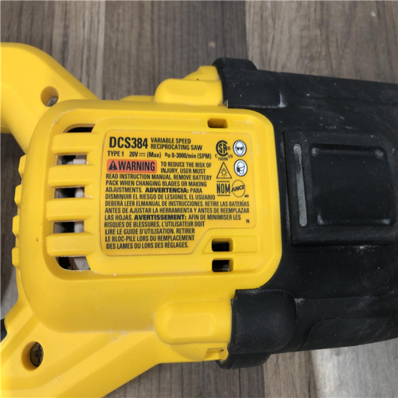 AS-IS DEWALT 20-Volt XR Cordless Reciprocating Saw (Tool Only)