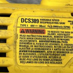 AS-IS DEWALT FLEXVOLT 60V MAX Cordless Brushless Reciprocating Saw (Tool Only)