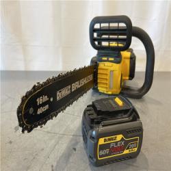 AS-IS - DEWALT  FLEXVOLT 60V MAX 16in. Brushless Cordless Battery Powered Chainsaw Kit