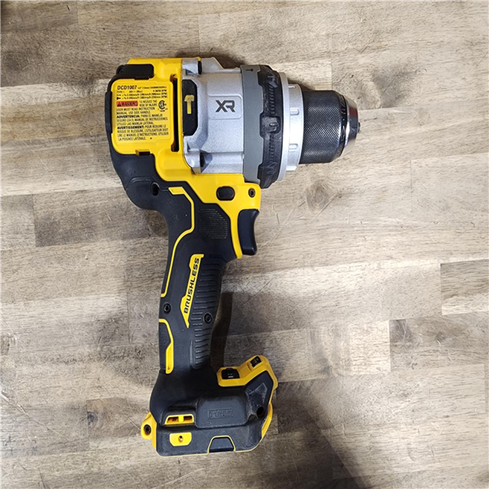 HOUSTON LOCATION - AS-IS DEWALT 20V XR Lithium-Ion Cordless Hammer Drill Kit with 8.0 Ah Battery, Charger and Kit Bag