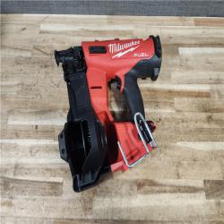 HOUSTON LOCATION - AS - IS Milwaukee FUEL 18-Volt Lithium-Ion Brushless Cordless Coil Roofing Nailer (Tool Only)
