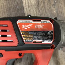 AS-IS Milwaukee 18-Volt Lithium-Ion Cordless 18-Gauge Double Cut Metal Shear (Tool-Only)