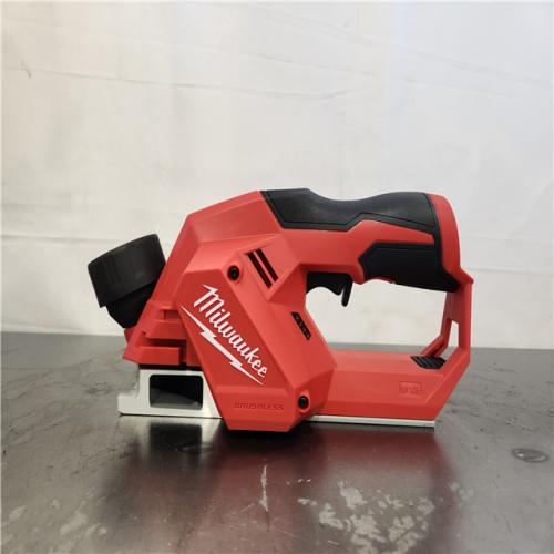 AS-IS- Milwaukee M12 Brushless 2-inch Planer  Tool Only