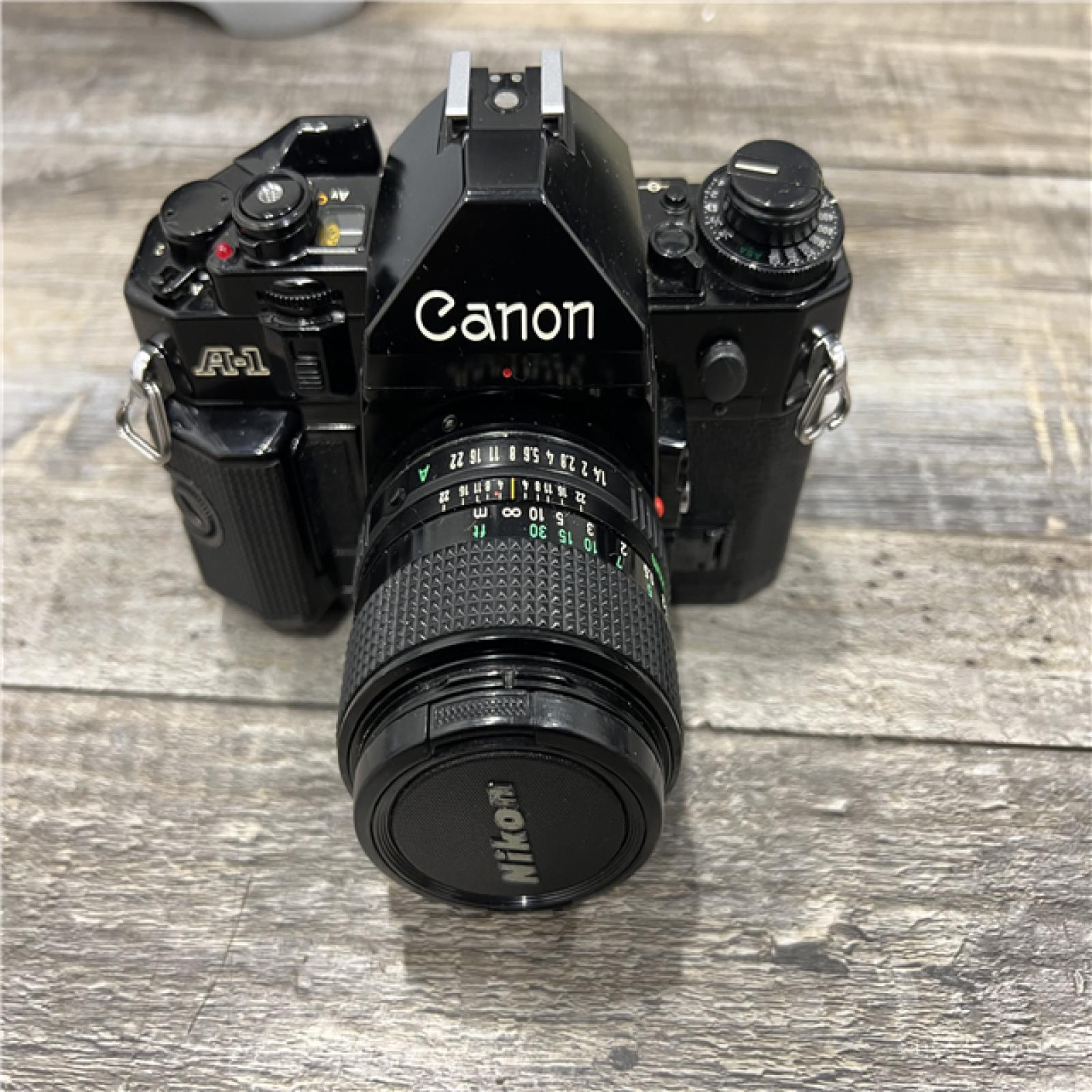 AS-IS Canon A-1 A1 35MM SLR Film Camera with 50mm 1.4 Canon Lens