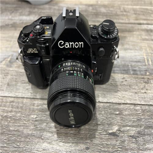 AS-IS Canon A-1 A1 35MM SLR Film Camera with 50mm 1.4 Canon Lens