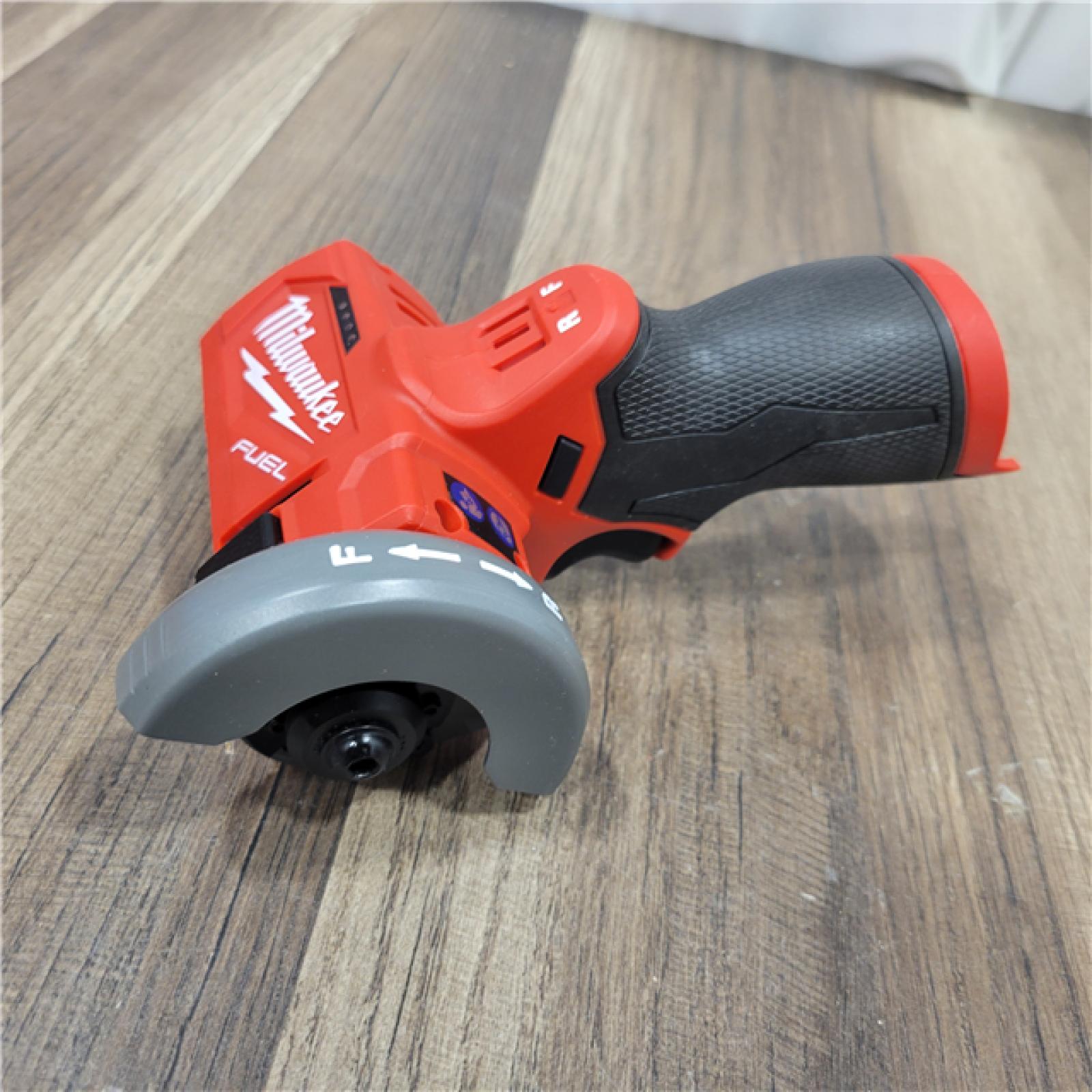AS-IS Milwaukee M12 FUEL 12V Lithium-Ion Brushless Cordless 3 in. Cut Off Saw (Tool-Only)