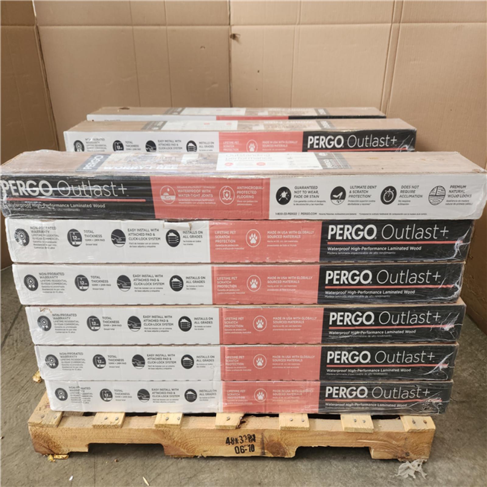 Phoenix NEW Pergo Outlast+ Applewood 12 mm T x 5.2 in. W Waterproof Laminate Wood Flooring (384 sqft/28 case)