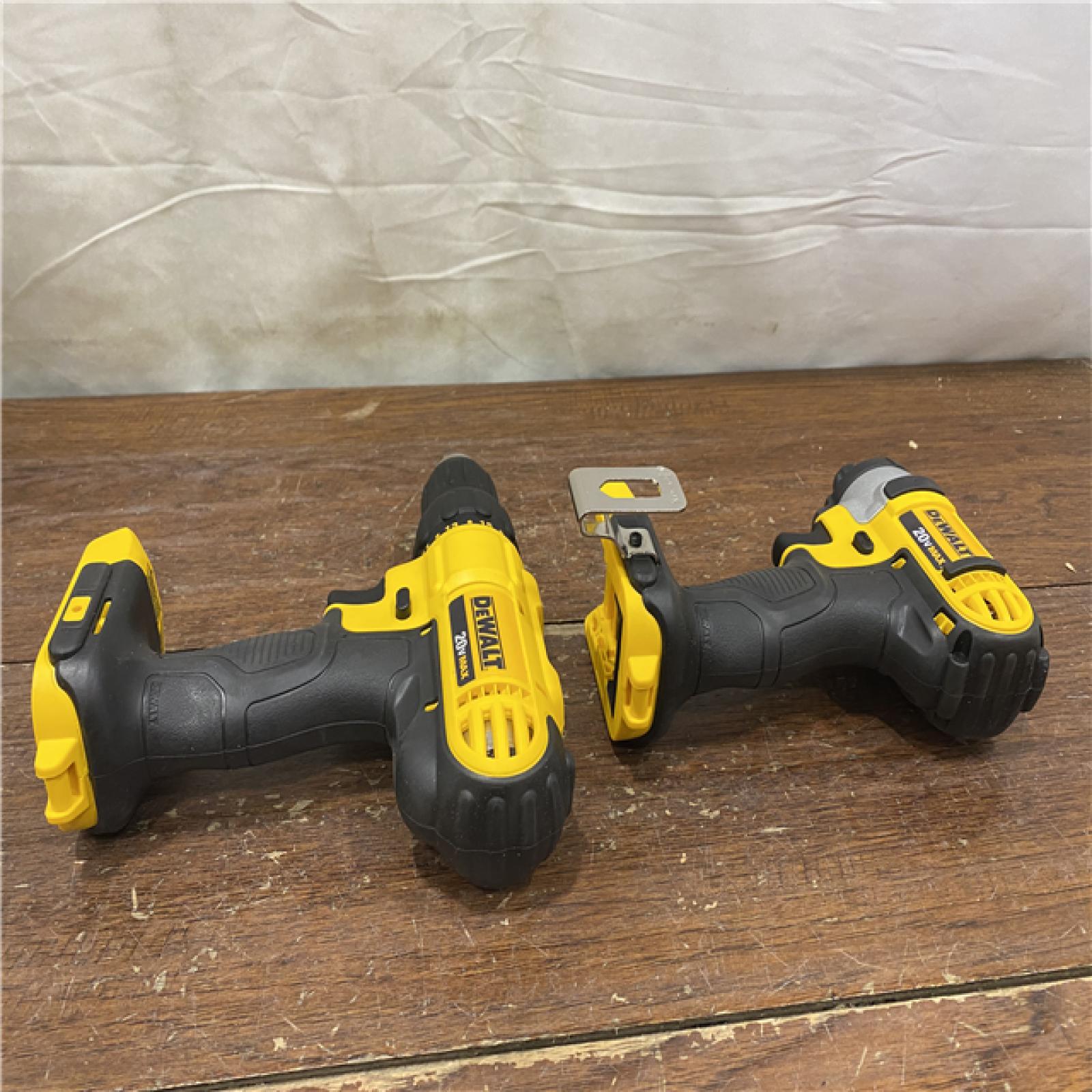 AS-IS DeWALT 20V MAX Cordless Drill Driver/Impact Driver Combo Kit 1.3 Ah Lithium Ion