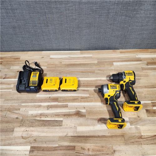 HOUSTON LOCATION - AS-IS DEWALT 2 TOOL COMBO KIT W/ (2) BATTERY & CHARGER