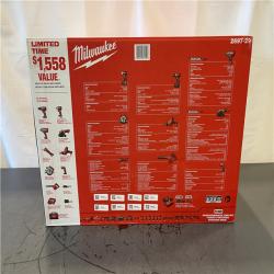 New! - Milwaukee M18 18-Volt Lithium-Ion Cordless Combo Kit 9-Tool