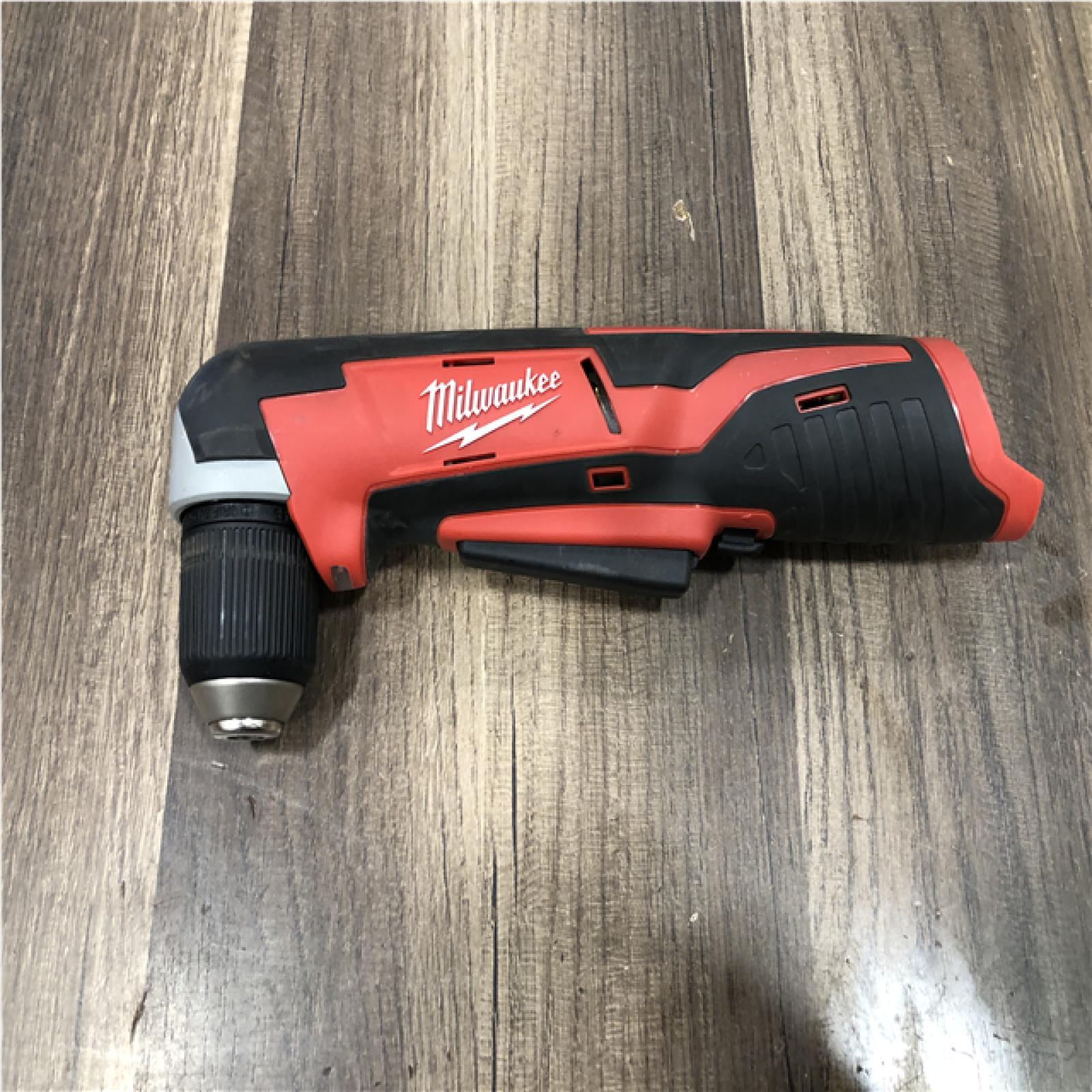 AS-IS Milwaukee M12 12V Lithium-Ion Cordless 3/8 in. Right Angle Drill (Tools-Only) (LOT OF 2)