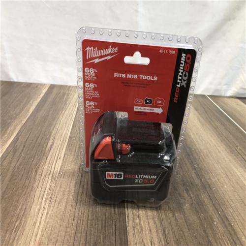NEW- Milwaukee 18-Volt 5.0 Ah Lithium-Ion XC Extended Capacity Battery Pack