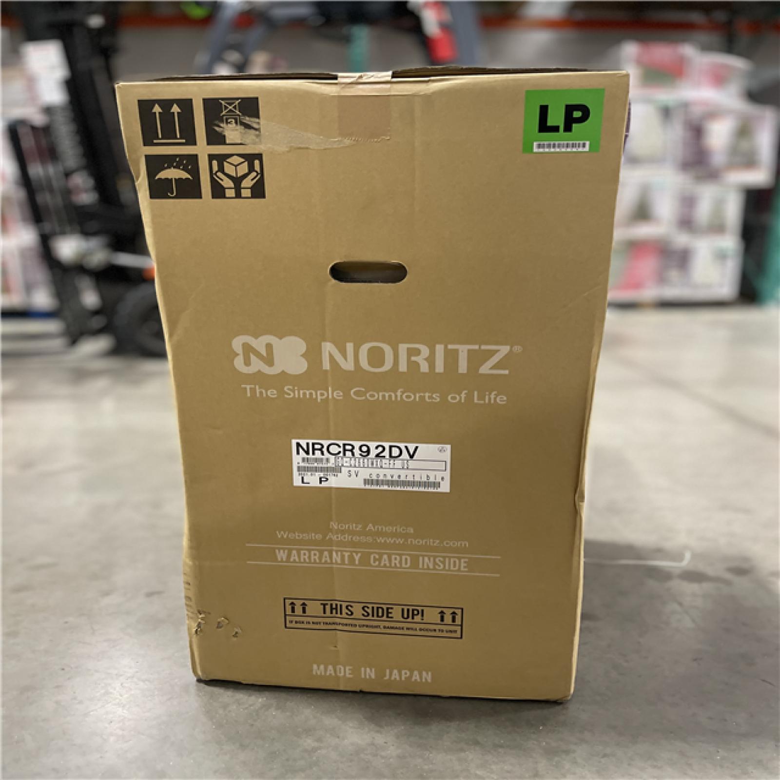 DALLAS LOCATION - Noritz 9.2 GPM 165000 BTU 120V Residential Liquid Propane Tankless Water Heater