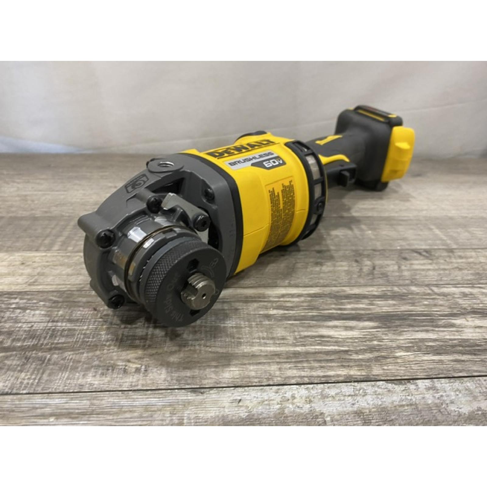AS-IS DEWALT FLEXVOLT 60V MAX Cordless Brushless 4.5 in. to 6 in. Small Angle Grinder (Tool Only)