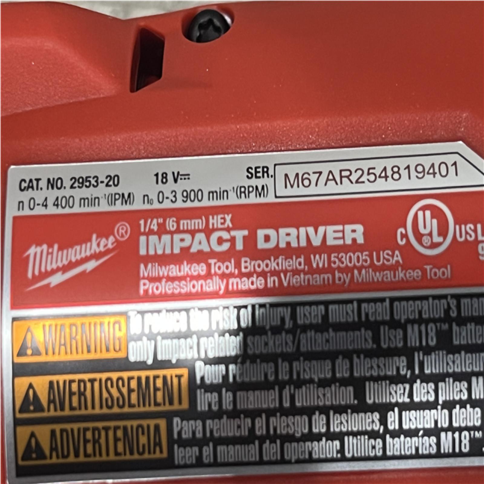 AS-IS Milwaukee FUEL 18V Lithium-Ion Brushless Cordless Hammer Drill and Impact Driver Combo Kit