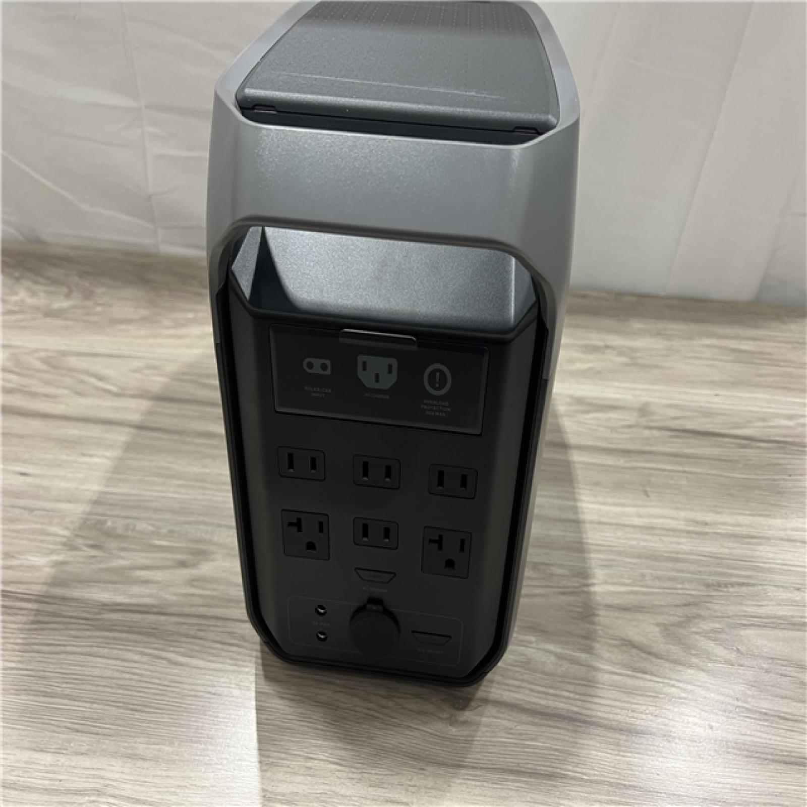 AS-IS EcoFlow Delta 3 1500 Portable Power Station in Dark Grey