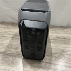 AS-IS EcoFlow Delta 3 1500 Portable Power Station in Dark Grey