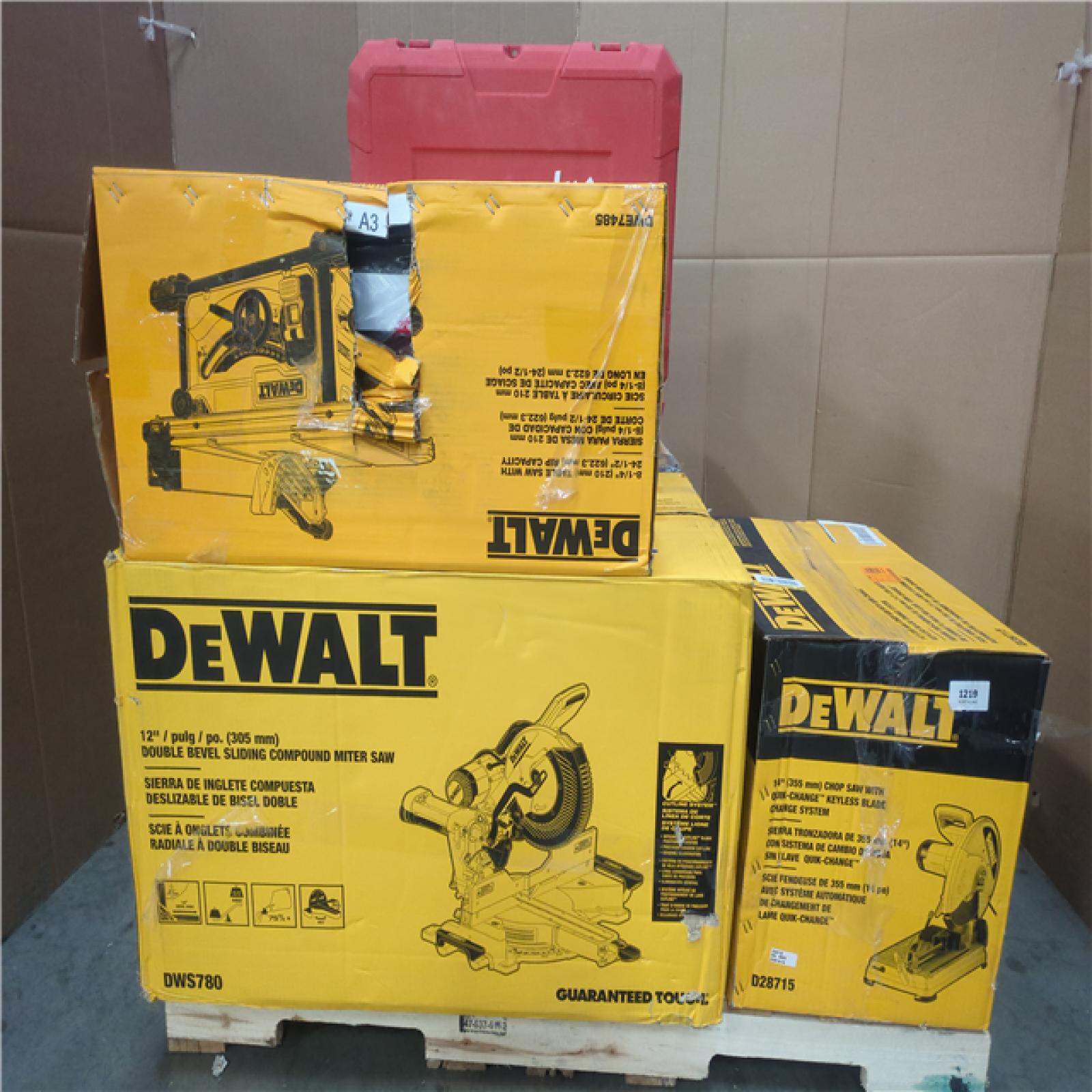 CALIFORNIA AS-IS TOOL PALLET