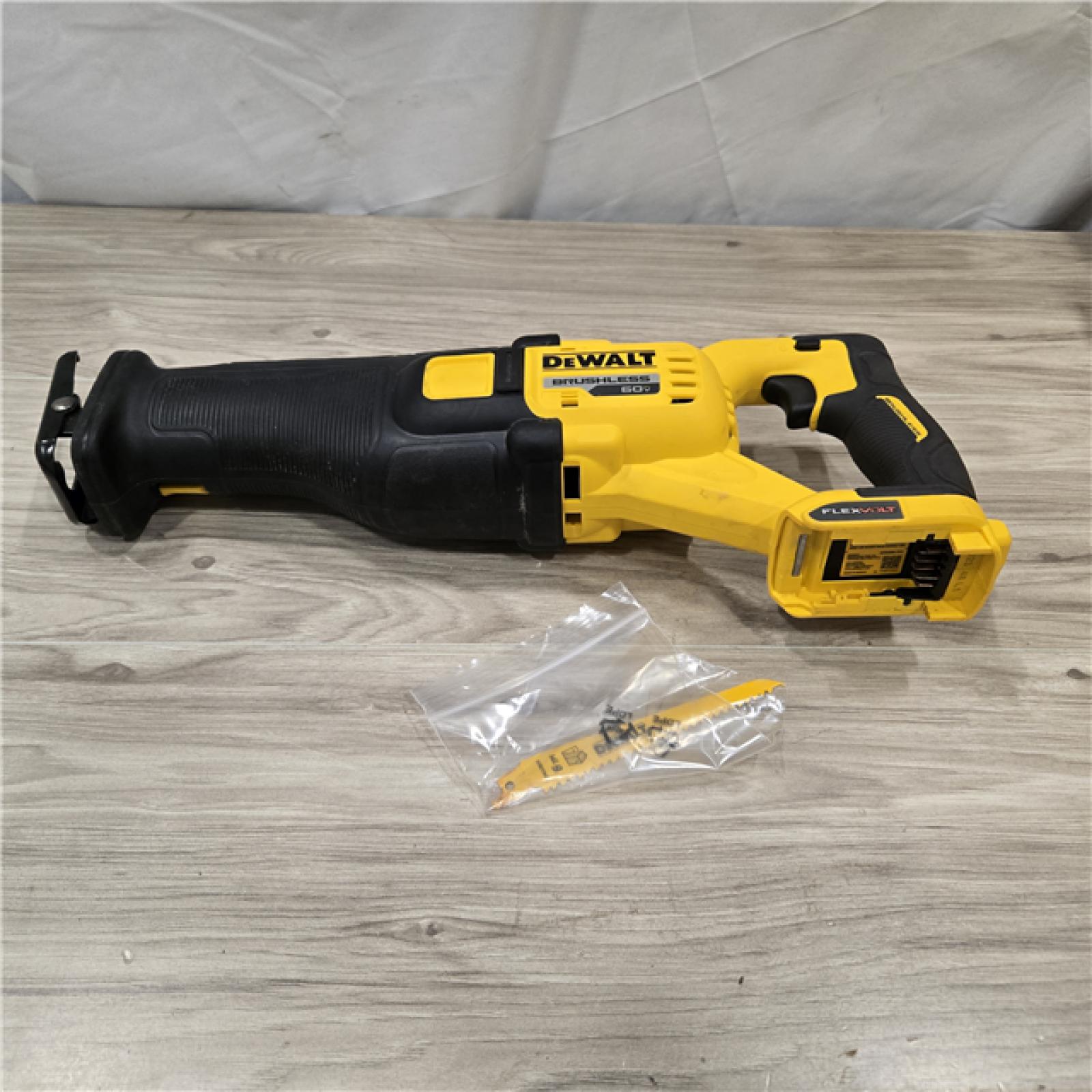 AS-IS DeWalt FLEXVOLT 60V MAX Cordless Reciprocating Saw (Tool-Only)