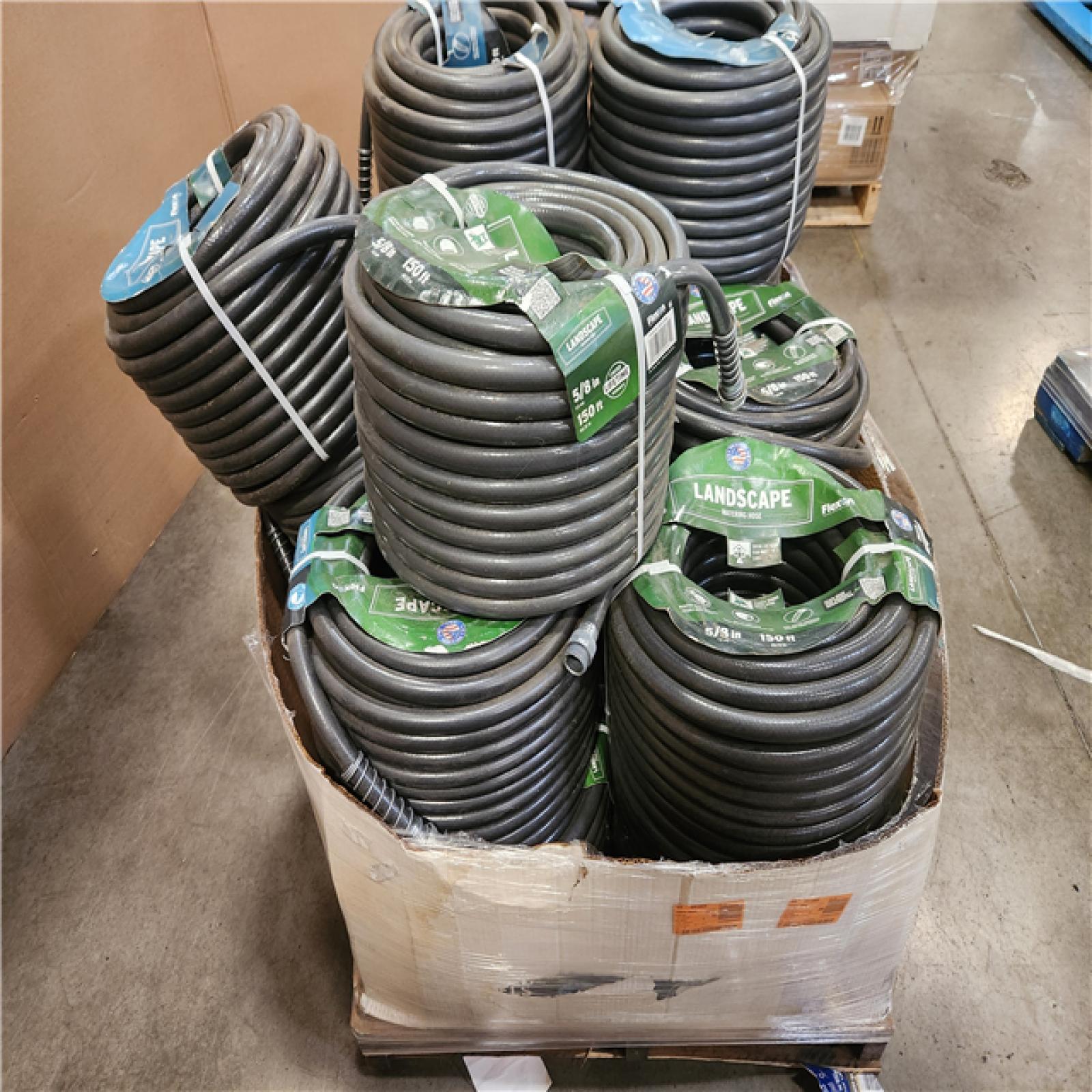 Phoenix AS-IS Flexon 5/8 in. Dia x 150 ft. Supreme Duty Water Hose Pallet (16-Hoses)