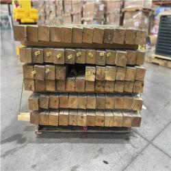 DALLAS LOCATION- AS-IS YellaWood Deck Post 4*4*54 PALLET (70 UNITS)