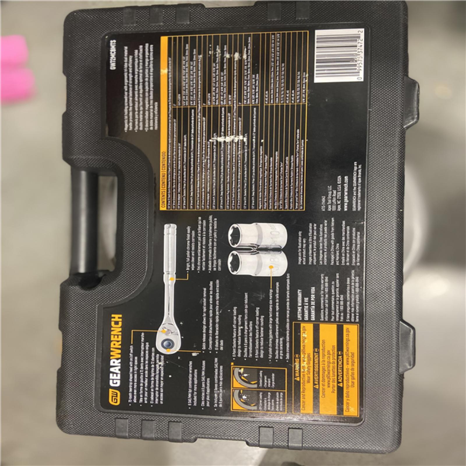 DALLAS LOCATION - GEARWRENCH 1/4 in. x 3/8 in. x 1/2 in. SAE/MM Mechanics Hand Tool Set (185-Piece)