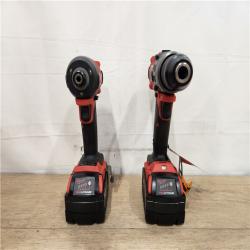 AS-IS- Milwaukee FUEL 18V Lithium-Ion Brushless Cordless Hammer Drill and Impact Driver Combo Kit