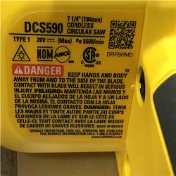 AS-IS DEWALT 20-Volt MAX 7-1/4 in. Cordless Circular Saw (Tool Only)