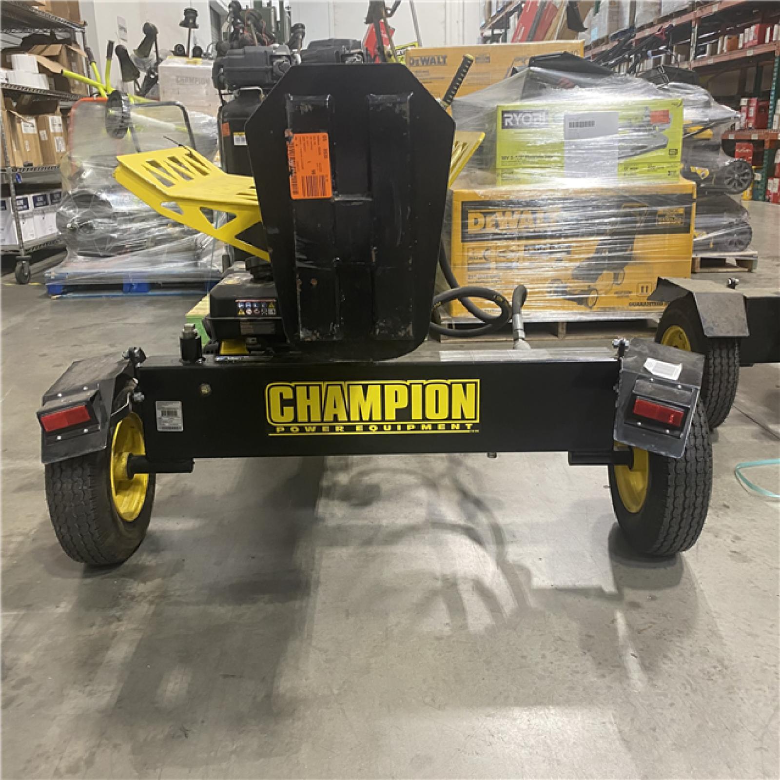 Dallas Location - As-Is Champion Power Equipment Towable 27-Ton Log Splitter