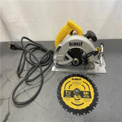 AS-IS - DeWalt 15 Amp Corded 7-1/4 in. Lightweight Circular Saw