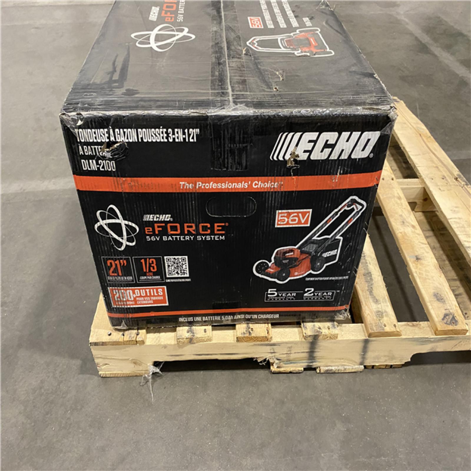 Dallas Location - NEW- ECHO DLM-2100 21 in. Electric Push Lawn Mower