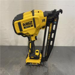 AS-IS - DEWALT 20V MAX Lithium-Ion 15-Degree Electric Cordless Roofing Nailer Kit