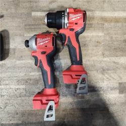HOUSTON LOCATION - AS-IS MILWAUKEE 3 TOOL COMBO KIT W/ (2) BATTERY & CHARGER