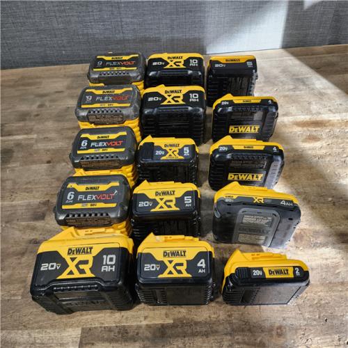 HOUSTON LOCATION - AS-IS DEWALT BATTERY PACK QTY - 15