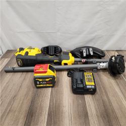 AS-IS DEWALT FLEXVOLT 60V MAX 17 in. Cordless Battery Powered Attachment Capable Trimmer Kit with (1) FLEXVOLT 3 Ah Battery & Charger